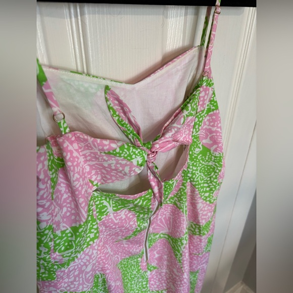 Lilly Pulitzer McCallum Dress – Size 0 – Pink & Green Limeade Print – Sweet - Picture 8 of 12